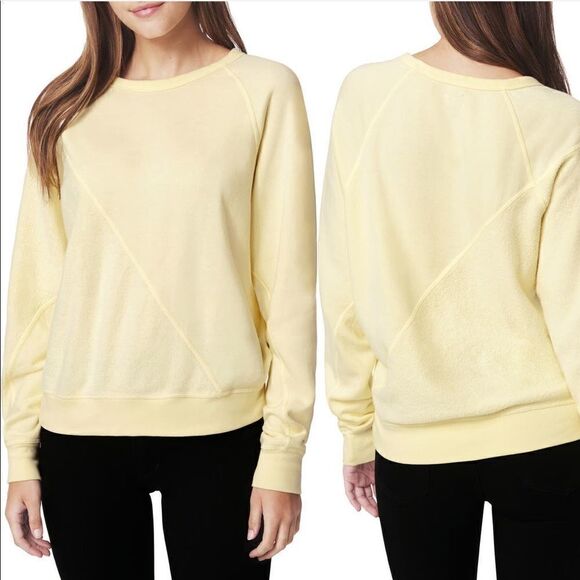 Joe’s pieced raglan sleeve sweatshirt size L - Picture 1 of 10